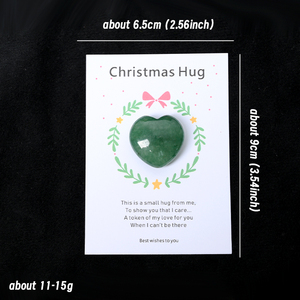 Cœur sculpté en améthyste naturelle pour la guérison par les cristaux, carte de Noël décorative en pierre de cristal, vente en gros - Product Image 1