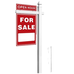 Ancrage au sol de poteau de vinyle d'installation facile pour le pieu de puissance de signes d'immobiliers - Product Image 5