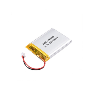 Wholesale rechargeable flat 104050 3,7 V 2500 mAh lithium polymer battery - Product Image 1