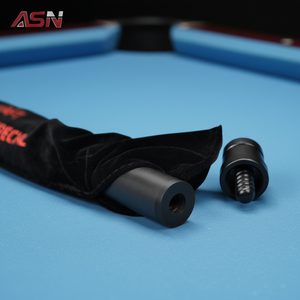 R-QJ ASN 12.5mm T700 Shaft de queue de billard en fibre de carbone, rempli de mousse, à faible déviation, conique hybride, avec embout radial 3/8-8 - Product Image 6