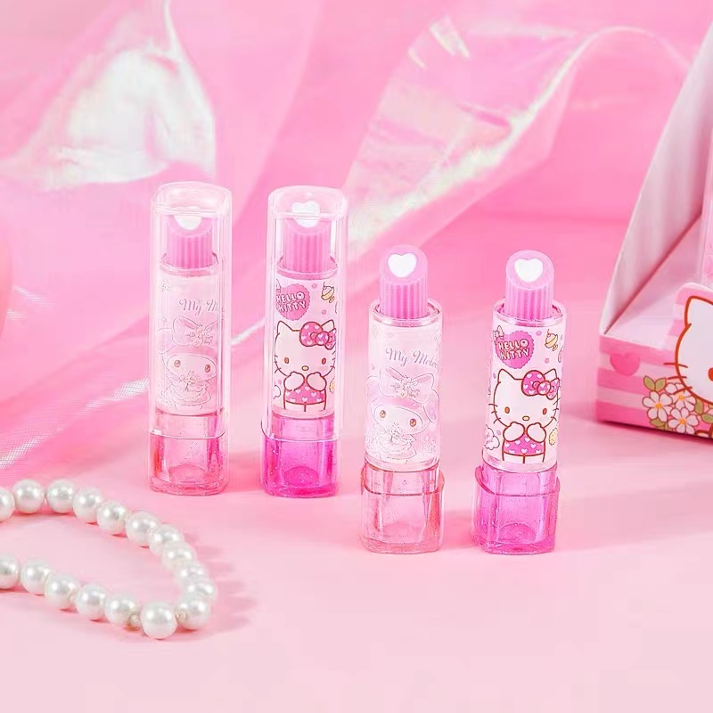 86017 sanrio помада ластик милый вращающийся аниме ластик