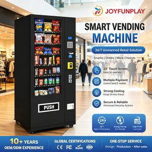 ตู้จำหน่ายขนมและเครื่องดื่มอัตโนมัติ JFP 24/7 สำหรับกลางแจ้ง รองรับการชำระเงินหลายรูปแบบ สำหรับยุโรป - Product Image 1