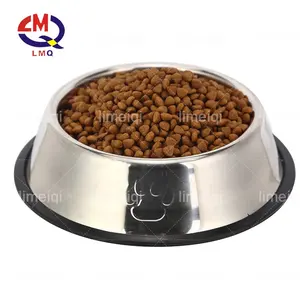 Wholesale Best Nob Slip Human Grade Metal Stainless Steel Pet Puppy Dog Bowls