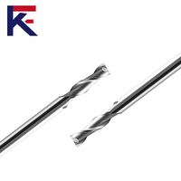 Fraise à double dent à bout sphérique KF pour machine de gravure, outils de routeur CNC pour support personnalisé OEM et ODM