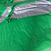 Bâche imperméable anti-UV légère enduite de PE, résistante au vent, pour le jardinage, le camping et les utilisations extérieures