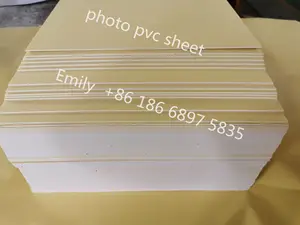 แผ่น PVC กาวสองด้านแข็ง0.5มม. 0.8มม. สำหรับอัลบั้มรูป