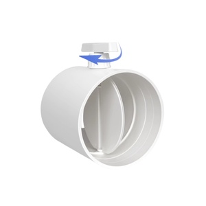 4 ''นิ้ว8'' นิ้ว ABS คู่มือวาล์วควบคุมปริมาณอากาศสำหรับปรับสารหน่วงไฟการไหลของอากาศย้อนกลับ - Product Image 4