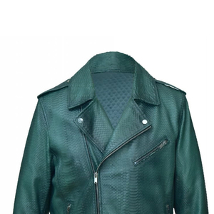 Blouson d'hiver en cuir pour homme très demandé avec col montant, design personnalisé, imperméable et respirant - Product Image 4