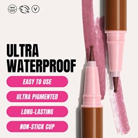 Crayon Teintant Lèvres Waterproof Longue Tenue Non Transférable à Pointe Feutre Vegan Marque Privée