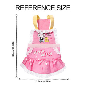 MINISO Sanrio Premium 100% Polyester Fiber <strong>Hello</strong> <strong>Kitty</strong> Pet Harness <strong>Dress</strong> Breathable Comfortable for All-Day Wear Fashion Toys - Product Image 6