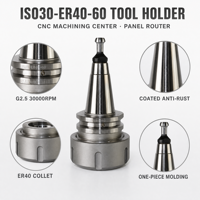 Porte-outils de travail du bois LIVTER ISO30-ER40-60 pour centre d'usinage CNC et machine de découpe
