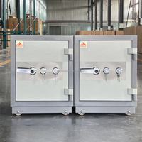 Coffre-fort personnel ignifuge haute sécurité avec serrure électronique numérique et clé, construction en acier laminé à froid pour un stockage sécurisé