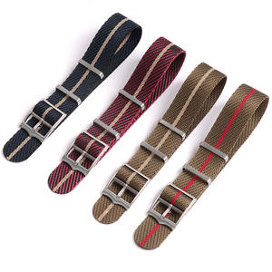 สายนาฬิกาไนลอนลายทแยงปรับได้แบบเส้นเดียว18 19 20 21 22มม. สายนาฬิกาไนลอนคุณภาพสูงสำหรับสมาร์ทวอทช์ - Product Image 4