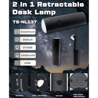 Mini lampe de Table Led COB Rechargeable moderne, lampe de poche d'urgence pour Camping avec batterie externe, lampe de nuit de bureau de lecture