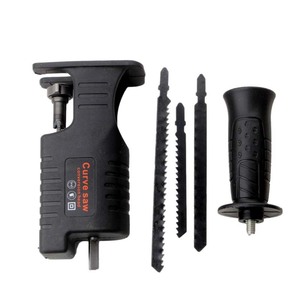 Curve Saw Conversion Head Drill To Chainsaw Adapter With 3 Blades For Electric Drills - Product Image 1