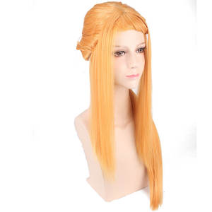Ainizi - Peluca de Cosplay de 70 cm, Color Naranja Amarillo, de la Serie Re:Zero, Personaje de Priscilla Barielle, para Niñas - Product Image 3