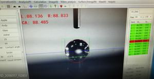 ASTM D5946ISO15989 optik temas açısı test cihazı/iletişim açısı gonyometresi/su damlası açısı test cihazı - Product Image 5