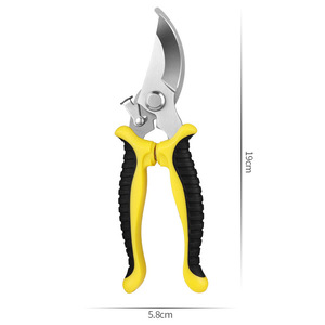 Pinheng – cisailles d'élagage en acier inoxydable, forme coudée de 45mm, pour le jardinage, la cueillette des fruits et des fleurs, outils de paysagisme - Product Image 2