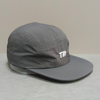 Casquettes de camping imperméables en nylon personnalisées, séchage rapide, casquettes de sport pour campeurs, casquettes de course vierges recyclées, casquettes à cinq panneaux