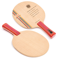 Lame de tennis de table en bois d'érable pur 7 plis, légère, type contrôle, lame de ping-pong, logo personnalisé