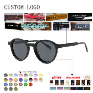 Gafas de Sol Unisex Redondas con Montura Completa, Marco de Concha de Tortuga, Lentes Degradadas, Protección UV400, Estilo Retro, Casual para Adultos - Product Image 2