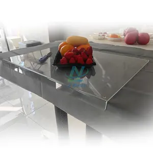 16 "L x 12" W x 0.15 "inch lớn rõ ràng Acrylic thớt HDPE cắt Board tấm