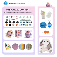 Nouveauté : Jouets en peluche personnalisés en gros, doux et respectueux de la peau, lapins en peluche, jouets en peluche pour enfants, cadeau personnalisé