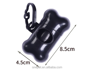Bolsa dispensadora de plástico ecológico con forma de hueso, logotipo personalizado, compostable, biodegradable, para residuos, hueso de basura, bolsa para caca de mascotas - Product Image 2