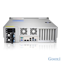 Casing Komputer Server Rak 16-Bay 670mm Original Pabrik dengan Dukungan Penyimpanan NAS Prosesor Intel Xeon/AMD EPYC Stok Tersedia