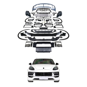 Actualización de coche 2011-2014: Parachoques delantero, malla, cejas de rueda, faros y luces antiniebla modificadas para Cayenne 958 (modelo 2024) - Product Image 1