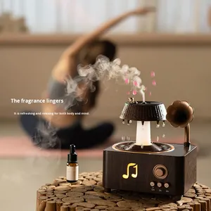 Hot-selling New Color Rotating Raindrop <b>Ultrasonic</b> Aromatherapy Machine 0.5L Capacity Household Plug-In Quiet Analog <b>Diffuser</b> - Product Image 5