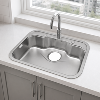 Évier de cuisine moderne multifonction en acier inoxydable 304 à montage sous plan avec robinet – Offre Spéciale