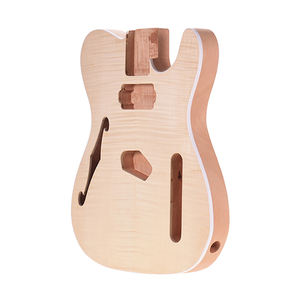 Cuerpo de Guitarra de Madera de Tilo Estilo Leopardo Sin Terminar para Construcción DIY - Product Image 3