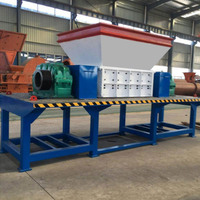 Lame de déchiquetage de papier en métal et plastique, film à double arbre, déchets de métal utilisés, machine de déchiquetage d'éponge, broyeur de mousse pu