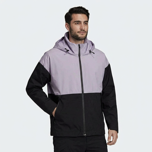 Custom Logo Waterproof <b>Windbreaker</b> Jacket for Men and <b>Women</b> Plus Size Casual Style with Zipper Closure for Outdoor Wear - Product Image 1