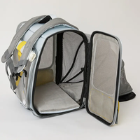 Sac à dos de transport pour animaux de compagnie PETKIT BREEZY X ZONE, tendance, écologique, respirant, portable, extensible, pour voyages en extérieur, avec fermeture éclair