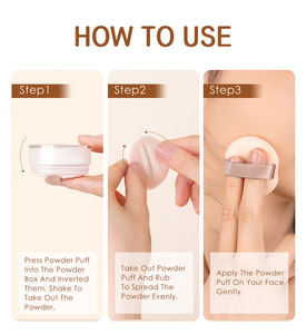 Cosmetico personalizzato <span class=keywords><strong>4</strong></span> colori Vegan Private Label in polvere per trucco evidenziatore compatto - Product Image 4