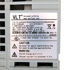ตัวควบคุมความเร็วมอเตอร์ AC แบบปรับความถี่ได้ VLT FC-302 ซีรีส์ 380-480V 2.2kW - Product Image 6