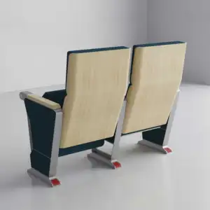 Cadeiras duráveis populares para auditório de sala de aula, assento para sala de teatro, assento para auditório