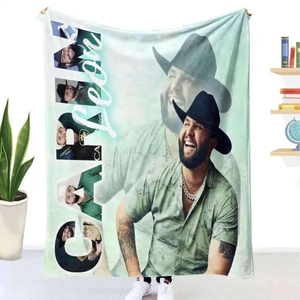 Venta caliente <span class=keywords><strong>Karol</strong></span> <span class=keywords><strong>G</strong></span> Manta Personalizada Super suave Poliéster Carin Leon Franela Manta polar mantas de cuatro estaciones - Product Image 4