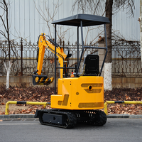 Livraison Gratuite - Nouvelles Mini-Excavatrices INFRONT 1 Tonne, Capacité de la Benne 0,02 m³, Certifiées CE/EPA/EURO 5, Vente en Gros, Mini-Excavatrices Compactes Kawasaki