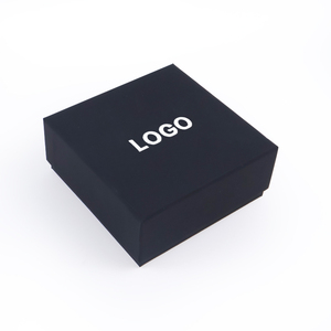 Caja de joyería de papel de embalaje de collar de mujer mini respetuoso con el medio ambiente personalizado al por mayor con revestimiento de esponja laminado mate nuevo listado - Product Image 2