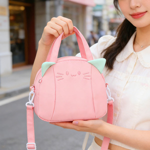 Sac à bandoulière à thème chat, sac de rangement multifonctionnel imperméable pour usage quotidien, sac de poitrine pour femme - Product Image 3