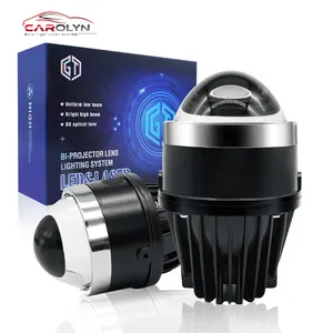 55 w h4 Car Led Mini Lens Projector White Lights Bi led Projector Lens 3.0 5500k 3000k Headlight Bulb Light hi low Beam Matrix