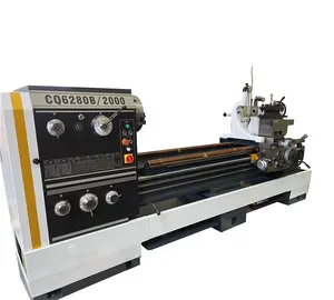 CQ6280B Horizontal Gap Bed Big Bore Lathe high speed metal cutting manual Lathe Machine