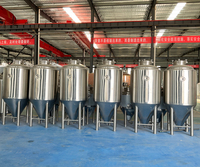 Cuve de fermentation de fermenteur à double enveloppe conique de bière 200L à vendre