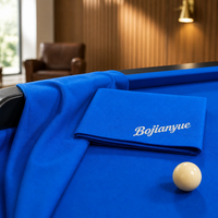 Kit de remplacement de tissu de couverture de table de billard gris professionnel pour tournoi de club