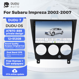 DUDUAUTO para <span class=keywords><strong>Subaru</strong></span> <span class=keywords><strong>Impreza</strong></span> 2002-2007, Sistema Multimedia Android Modificado para Auto, Navegación Bluetooth, Carplay, Pantalla de Visión Trasera - Product Image 2