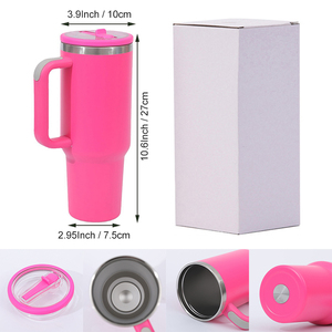 Nouvelle Tasse Isotherme Anti-fuite 2026 pour l'Aventure, Modèle Original Stan Cup 40 oz avec Poignée, en Acier Inoxydable, Mug à Café Sous Vide 40 Ounces - Product Image 2