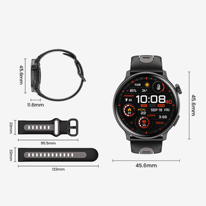 Montre connectée S666 avec écran AMOLED de 1,43'', GPS intégré, montre de sport, étanche 3ATM, appel Bluetooth, affichage AOD, nouvelle version 2026 - Product Image 5